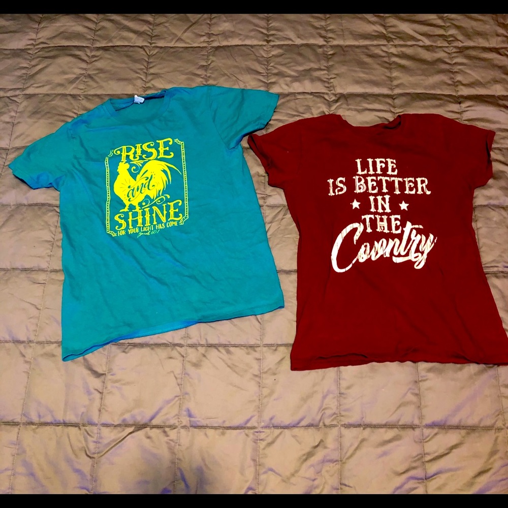 Two tees for sale